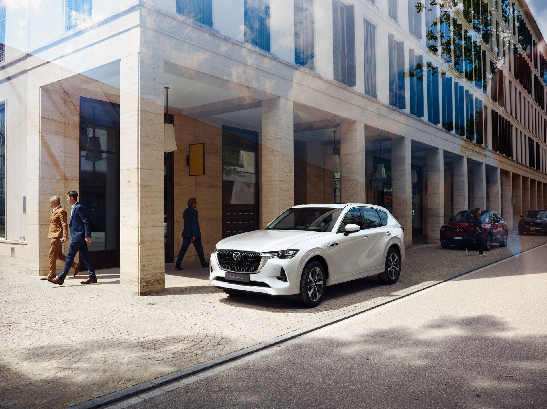 2021 CX 60 GER(LHD) C117 EXT FQ White High+ Japanese Premium Whiteleather City Till20240131